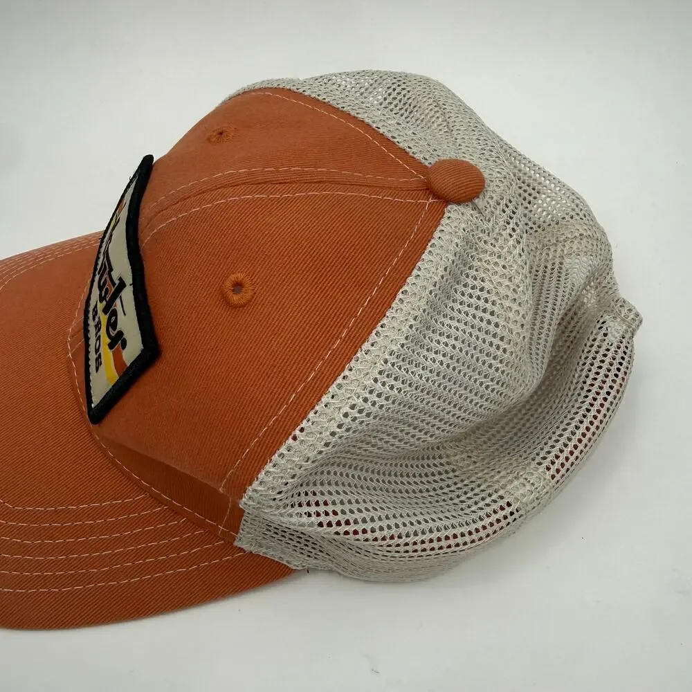 Howler Brothers Hat Men's Electric Standard Adjustable Snapback Orange Mesh
